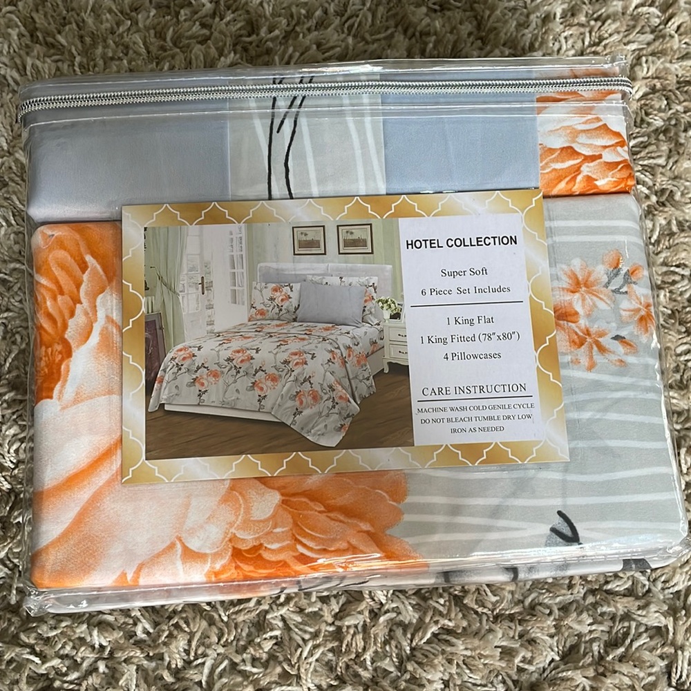 HÔTEL COLLECTION King Size Bedsheets (6 Piece Set)